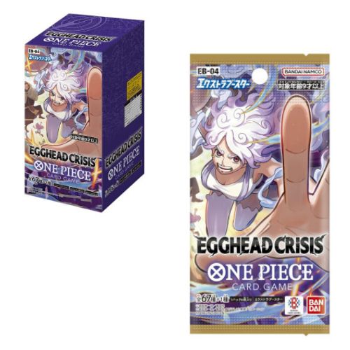 BANDAI NAMCO ONE PIECE EggHead Crisis (Japan Version) –  Carte Collezionabili – In bustina da 6 carte In Box…x24